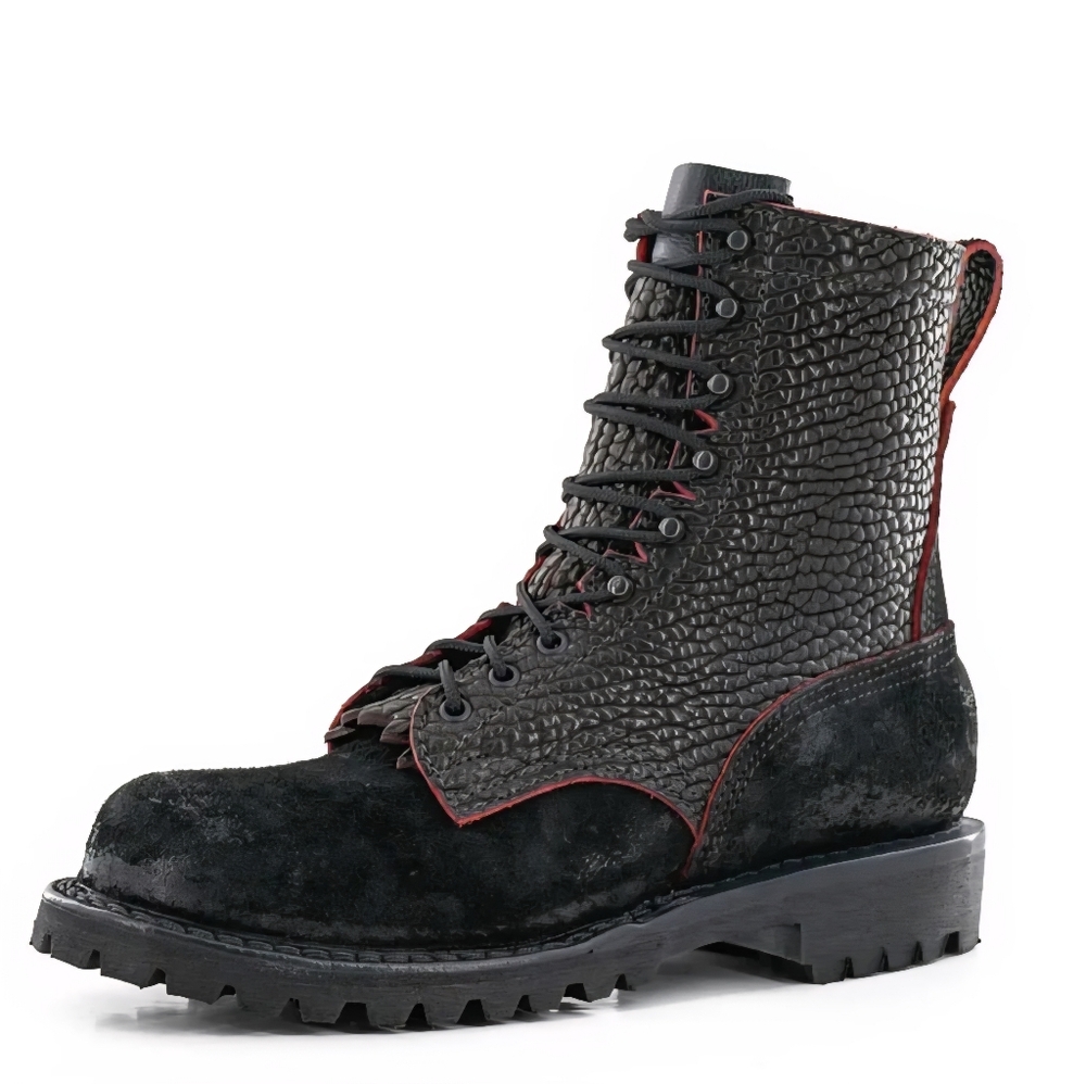 JK Boots: Bear Slayer, Limited Edition Blood Bison Leather, Sold Out, BNIB